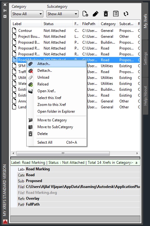 Xref Window